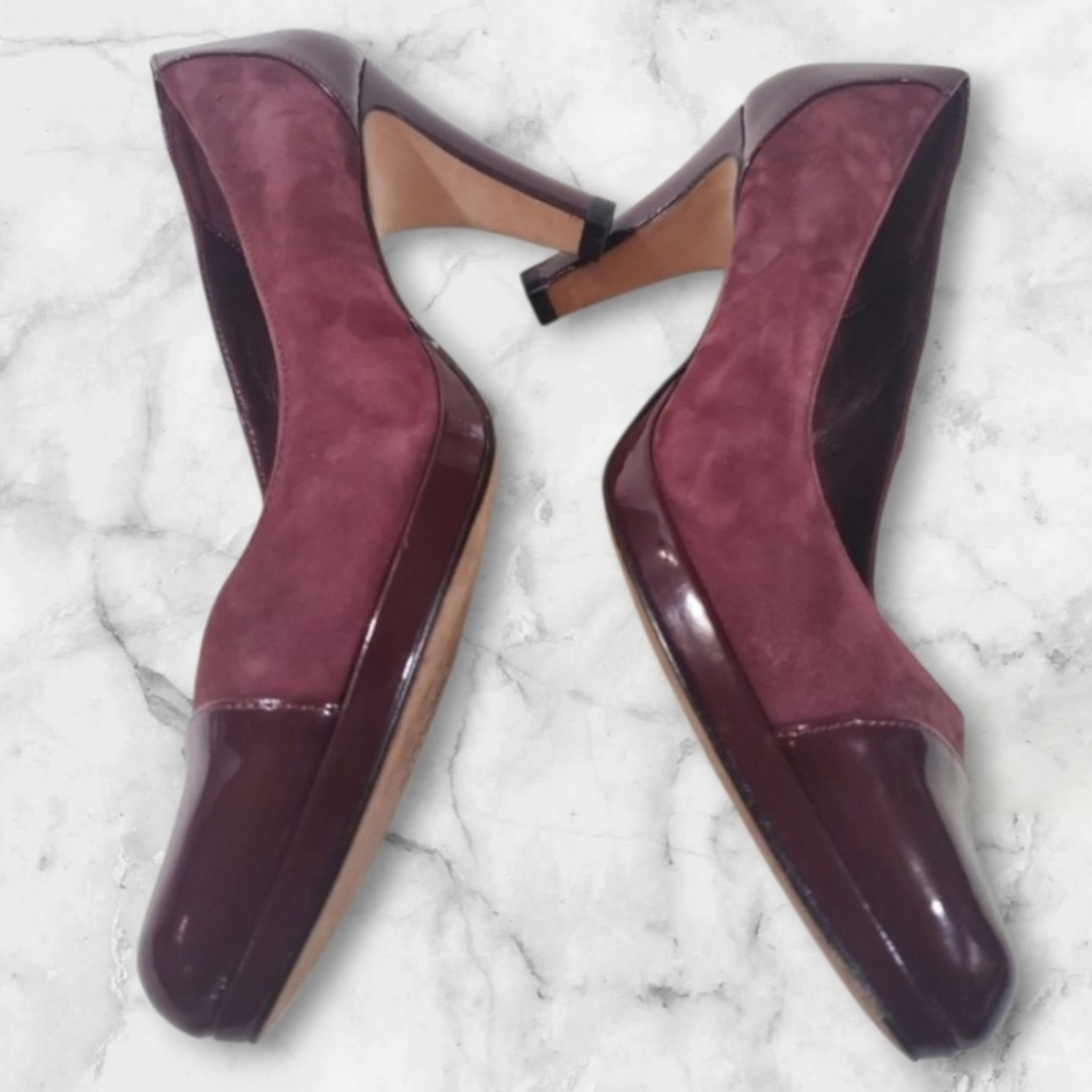 Cole Haan Patent Leather & Suede Pumps - Picture 7 of 7